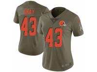 Trayone Gray Women's Cleveland Browns Nike 2017 Salute to Service Jersey - Limited Green