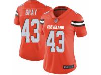 Trayone Gray Women's Cleveland Browns Nike Alternate Vapor Untouchable Jersey - Limited Orange