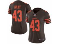 Trayone Gray Women's Cleveland Browns Nike Color Rush Jersey - Limited Brown