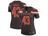 Trayone Gray Women's Cleveland Browns Nike Jersey - Legend Vapor Untouchable Brown