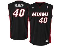 Udonis Haslem Miami Heat adidas Replica Road Jersey - Black