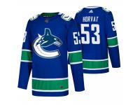 Vancouver Canucks Bo Horvat 50th Anniversary Men's Blue 2019-20 Home Jersey