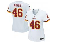 Washington Redskins Alfred Morris Women's Road Jersey - White Nike NFL #46 Game