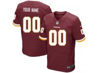 Washington Redskins Customized Men's Home Jersey - Burgundy Red Nike NFL Elite