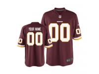 Washington Redskins Customized Youth Home Jersey - Burgundy Red Nike NFL Limited