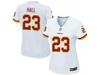 Washington Redskins DeAngelo Hall Women's Road Jersey - White Nike NFL #23 Game
