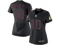 Washington Redskins Robert Griffin III Women's Jersey - Black Impact Nike NFL #10 Game
