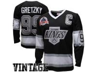 Wayne Gretzky Los Angeles Kings Mitchell & Ness Throwback Authentic Vintage Jersey - Black