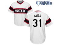 White Alex Avila Men #31 Majestic MLB Chicago White Sox Cool Base Alternate Jersey