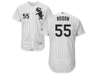 White-Black Carlos Rodon Men #55 Majestic MLB Chicago White Sox Flexbase Collection Jersey