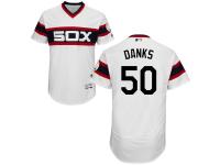 White John Danks Men #50 Majestic MLB Chicago White Sox Flexbase Collection Jersey