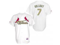 White Matt Holliday Men #7 Majestic MLB St. Louis Cardinals Jersey