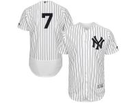 White-Navy Mickey Mantle Men #7 Majestic MLB New York Yankees Flexbase Collection Jersey