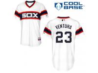 White Robin Ventura Men #23 Majestic MLB Chicago White Sox Cool Base Alternate Jersey