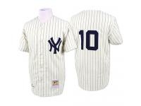 White Throwback Phil Rizzuto Men #10 Mitchell And Ness MLB New York Yankees Jersey