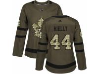 Women Adidas Toronto Maple Leafs #44 Morgan Rielly Green Salute to Service NHL Jersey