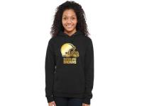 Women Cleveland Browns Pro Line Black Gold Collection Pullover Hoodie