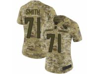 Women Nike Arizona Cardinals #71 Andre Smith Limited Camo 2018 Salute to Service NFL Jersey
