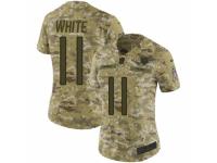 Women Nike Chicago Bears #11 Kevin White Limited Camo 2018 Salute to Service NFL Jersey