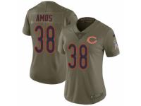 Women Nike Chicago Bears #38 Adrian Amos Limited Olive 2017 Salute to Service NFL Jersey