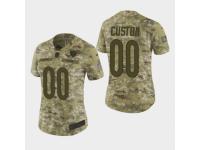 Women Nike Chicago Bears Customized Limited Camo 2018 Salute to Service NFL Jersey