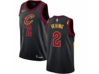 Women Nike Cleveland Cavaliers #2 Kyrie Irving Black Alternate NBA Jersey Statement Edition