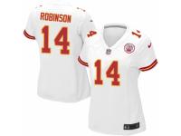Women Nike Kansas City Chiefs #14 Demarcus Robinson Game White NFL Jersey