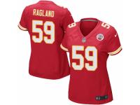Women Nike Kansas City Chiefs #59 Reggie Ragland Game Red Team Color NFL Jersey