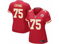 Women Nike Kansas City Chiefs #75 Cameron Erving Game Red Team Color NFL Jersey