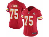 Women Nike Kansas City Chiefs #75 Cameron Erving Red Team Color Vapor Untouchable Limited Player NFL Jersey