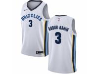 Women Nike Memphis Grizzlies #3 Shareef Abdur-Rahim White NBA Jersey - Association Edition