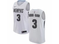 Women Nike Memphis Grizzlies #3 Shareef Abdur-Rahim  White NBA Jersey - City Edition