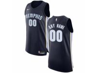 Women Nike Memphis Grizzlies Customized Navy Blue Road NBA Jersey - Icon Edition