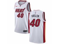 Women Nike Miami Heat #40 Udonis Haslem NBA Jersey - Association Edition