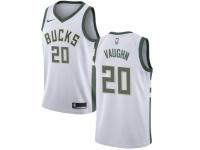 Women Nike Milwaukee Bucks #20 Rashad Vaughn White Home NBA Jersey - Association Edition