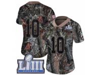 Women Nike New England Patriots #10 Josh Gordon Camo Rush Realtree Limited Super Bowl LIII Bound NFL Jersey