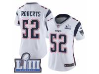 Women Nike New England Patriots #52 Elandon Roberts White Vapor Untouchable Limited Player Super Bowl LIII Bound NFL Jersey