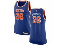 Women Nike New York Knicks #26 Mitchell Robinson Royal Blue NBA Jersey - Icon Edition