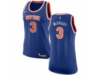 Women Nike New York Knicks #3 Tracy McGrady Royal Blue NBA Jersey - Icon Edition