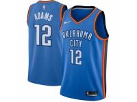 Women Nike Oklahoma City Thunder #12 Steven Adams  Royal Blue Road NBA Jersey - Icon Edition