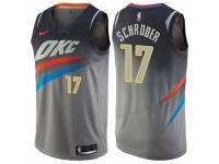 Women Nike Oklahoma City Thunder #17 Dennis Schroder  Gray NBA Jersey - City Edition