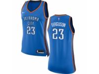 Women Nike Oklahoma City Thunder #23 Terrance Ferguson  Royal Blue Road NBA Jersey - Icon Edition
