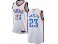 Women Nike Oklahoma City Thunder #23 Terrance Ferguson White Home NBA Jersey - Association Edition