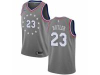 Women Nike Philadelphia 76ers #23 Jimmy Butler  Gray NBA Jersey - City Edition