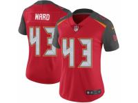 Women Nike Tampa Bay Buccaneers #43 T.J. Ward Red Team Color Vapor Untouchable Limited Player NFL Jersey