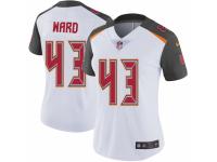Women Nike Tampa Bay Buccaneers #43 T.J. Ward White Vapor Untouchable Limited Player NFL Jersey