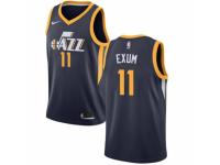 Women Nike Utah Jazz #11 Dante Exum  Navy Blue Road NBA Jersey - Icon Edition