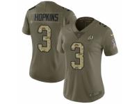 Women Nike Washington Redskins #3 Dustin Hopkins Limited Olive/Camo 2017 Salute to Service NFL Jersey