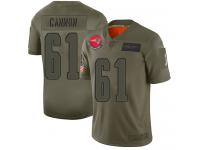 Women's #61 Limited Marcus Cannon Camo Football Jersey New England Patriots 2019 Salute to Service