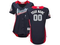 Women's American League Majestic Navy 2018 MLB All-Star Game Home Run Derby Custom Jersey